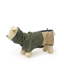 POST GENERAL（ポストジェネラル）の「【DOGS FOR PEACE /ドッグス フォー ピース】コーデュラ 撥水ストレッチ パッカブルコート L,XL /#DFP 020（ペットウェア・メンズ）」