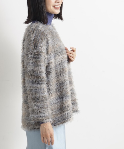 FOUND GOOD(ファウンドグッド)の「MIXシャギーPO(その他トップス・レディース・グリーン系8/グレー系5・M/S/L)」の4枚目の写真