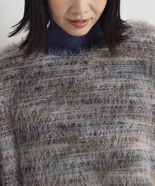 FOUND GOOD(ファウンドグッド)の「MIXシャギーPO(その他トップス・レディース・グリーン系8/グレー系5・M/S/L)」の6枚目の写真