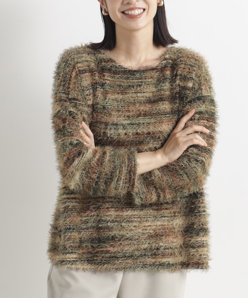 FOUND GOOD(ファウンドグッド)の「MIXシャギーPO(その他トップス・レディース・グリーン系8/グレー系5・M/S/L)」の7枚目の写真