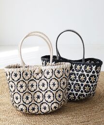 le.coeur blanc | フラワーモチーフトート(トートバッグ)