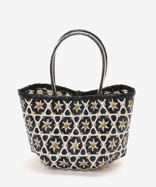 le.coeur blanc（ルクールブラン）の「フラワーモチーフトート（トートバッグ・レディース・ベージュ/ブラック・FREE）」の15枚目の写真