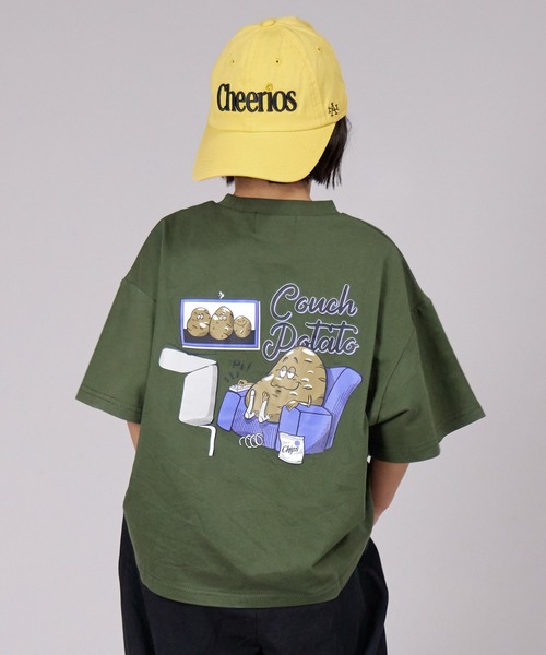 PAIRMANON STREET(ペアマノンストリート)の「【PAIRMANON STREET】オリジナル バック プリント 半袖 Tシャツ(Tシャツ/カットソー・キッズ・ホワイト/イエロー系その他/ベージュ系その他/ピンク系その他/ホワイト系その他2/ホワイト系その他3/ホワイト系その他4/ブラック系その他4/ブラック系その他5/カーキ/ブラック系その他2/ブラック系その他3/ベージュ系その他2/ベージュ系その他3/パープル系その他2/ブラック系その他/ホワイト系その他/イエロー/グリーン系その他/パープル系その他・140/150/160/90/100/110/120/130)」の15枚目の写真