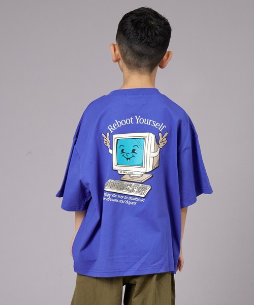 PAIRMANON STREET(ペアマノンストリート)の「【PAIRMANON STREET】オリジナル バック プリント 半袖 Tシャツ(Tシャツ/カットソー・キッズ・ホワイト/イエロー系その他/ベージュ系その他/ピンク系その他/ホワイト系その他2/ホワイト系その他3/ホワイト系その他4/ブラック系その他4/ブラック系その他5/カーキ/ブラック系その他2/ブラック系その他3/ベージュ系その他2/ベージュ系その他3/パープル系その他2/ブラック系その他/ホワイト系その他/イエロー/グリーン系その他/パープル系その他・140/150/160/90/100/110/120/130)」の17枚目の写真