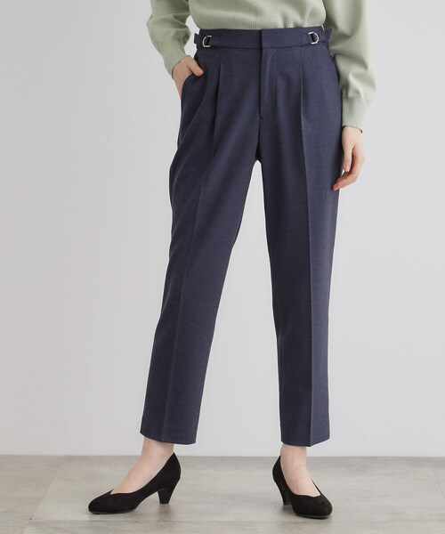 grove（グローブ）の「【洗濯機で洗える】2WAYストレッチテーパードパンツ（その他パンツ・レディース・ライトベージュ/グレー/ネイビー・02/03/04/01/05）」の3枚目の写真