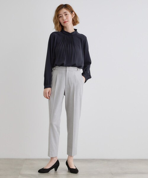 grove（グローブ）の「【洗濯機で洗える】2WAYストレッチテーパードパンツ（その他パンツ・レディース・ライトベージュ/グレー/ネイビー・02/03/04/01/05）」の15枚目の写真