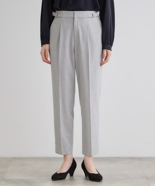 grove（グローブ）の「【洗濯機で洗える】2WAYストレッチテーパードパンツ（その他パンツ・レディース・ライトベージュ/グレー/ネイビー・02/03/04/01/05）」の8枚目の写真