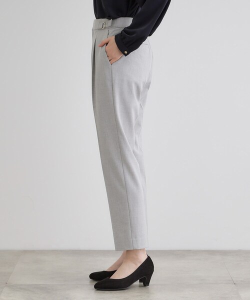grove（グローブ）の「【洗濯機で洗える】2WAYストレッチテーパードパンツ（その他パンツ・レディース・ライトベージュ/グレー/ネイビー・02/03/04/01/05）」の9枚目の写真