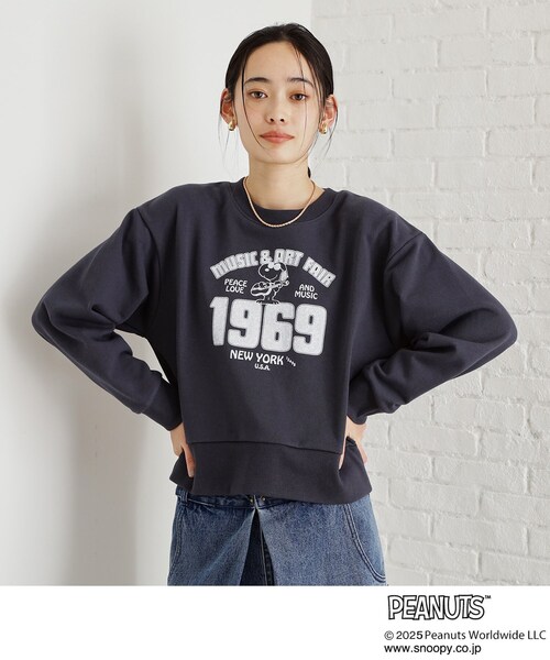 PEANUTS(ピーナッツ)の「PEANUTS スウェット1969 親子リンク(スウェット・レディース・アイボリー/スミクロ/グレー・12/13)」の21枚目の写真