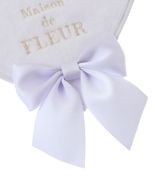 Maison de FLEUR（メゾンドフルール）の「ビッグリボンタオルハンカチ（ハンカチ/ハンドタオル・レディース・ライラック/ライトピンク/ブルー・FREE）」の9枚目の写真