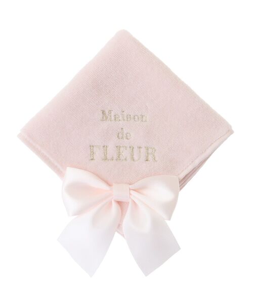 Maison de FLEUR（メゾンドフルール）の「ビッグリボンタオルハンカチ（ハンカチ/ハンドタオル・レディース・ライラック/ライトピンク/ブルー・FREE）」の5枚目の写真