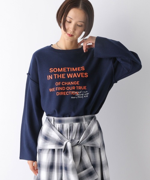 離脱する様売約済 セール】12ゲージプリントロゴプルオーバー 323290（ニット/セーター