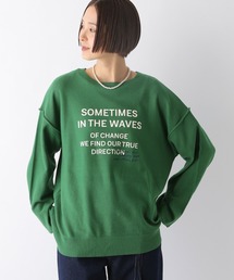 LEPSIM | 12ゲージプリントロゴプルオーバー　323290(ニット/セーター)