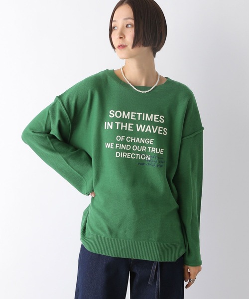 離脱する様売約済 セール】12ゲージプリントロゴプルオーバー 323290（ニット/セーター