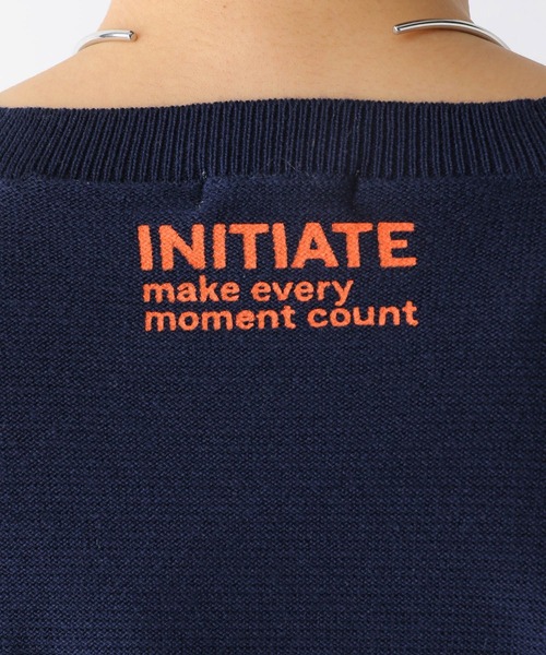 LEPSIM(レプシィム)の「12ゲージプリントロゴプルオーバー 323290(ニット/セーター・レディース・ネイビー/アイボリー/グリーン・FREE)」の7枚目の写真