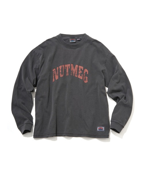 NO NEED（ノーニード）の「【NUTMEG】製品染めナンバリングロンＴ（Tシャツ/カットソー・メンズ・チャコール/ピンク/ブルー/グリーン/ブルー系その他・M/L）」の2枚目の写真