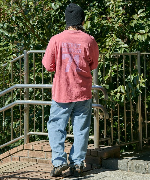 NO NEED（ノーニード）の「【NUTMEG】製品染めナンバリングロンＴ（Tシャツ/カットソー・メンズ・チャコール/ピンク/ブルー/グリーン/ブルー系その他・M/L）」の14枚目の写真