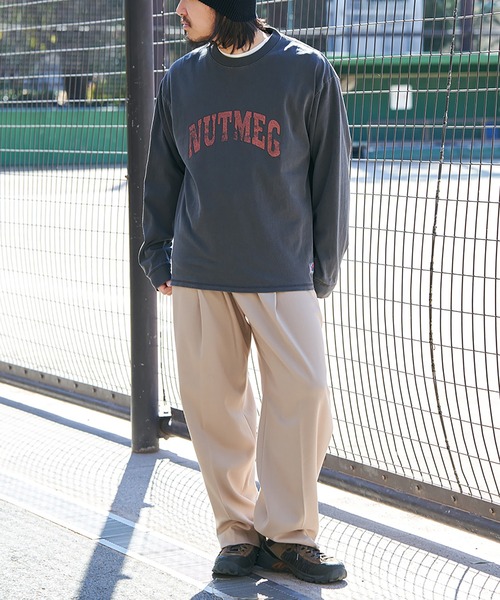 NO NEED（ノーニード）の「【NUTMEG】製品染めナンバリングロンＴ（Tシャツ/カットソー・メンズ・チャコール/ピンク/ブルー/グリーン/ブルー系その他・M/L）」の20枚目の写真