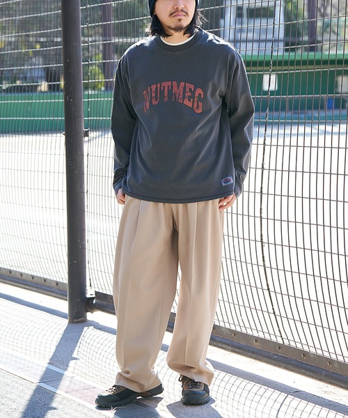 NO NEED（ノーニード）の「【NUTMEG】製品染めナンバリングロンＴ（Tシャツ/カットソー・メンズ・チャコール/ピンク/ブルー/グリーン/ブルー系その他・M/L）」の19枚目の写真