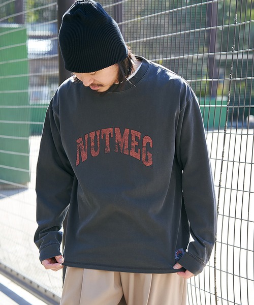 NO NEED（ノーニード）の「【NUTMEG】製品染めナンバリングロンＴ（Tシャツ/カットソー・メンズ・チャコール/ピンク/ブルー/グリーン/ブルー系その他・M/L）」の15枚目の写真