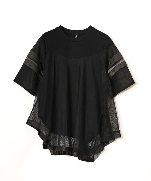 AULA AILA（アウラアイラ）の「レースチュニックTシャツ（T