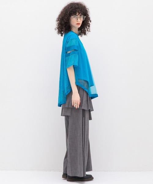 AULA AILA レースチュニックTシャツ レースチュニックTシャツ（Tシャツ/カットソー）｜AULA AILA