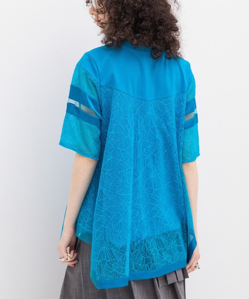 AULA AILA レースチュニックTシャツ レースチュニックTシャツ（Tシャツ/カットソー）｜AULA AILA