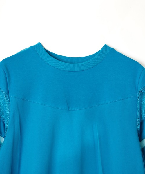 レースチュニックTシャツ（Tシャツ/カットソー）｜AULA AILA