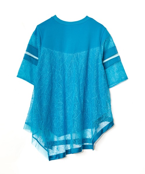 AULAAILA　レースチュニックTシャツ レースチュニックTシャツ（Tシャツ/カットソー）｜AULA AILA