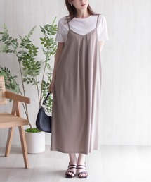 NAVY | nAvy ポリツイルキャミワンピースアンサンブル(ワンピース)