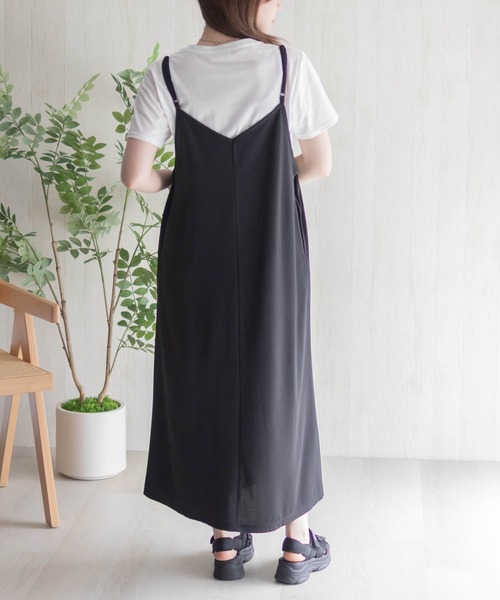 NAVY(ネイビー)の「nAvy ポリツイルキャミワンピースアンサンブル(ワンピース・レディース・ブルー/ブラック/ベージュ・M/L)」の11枚目の写真