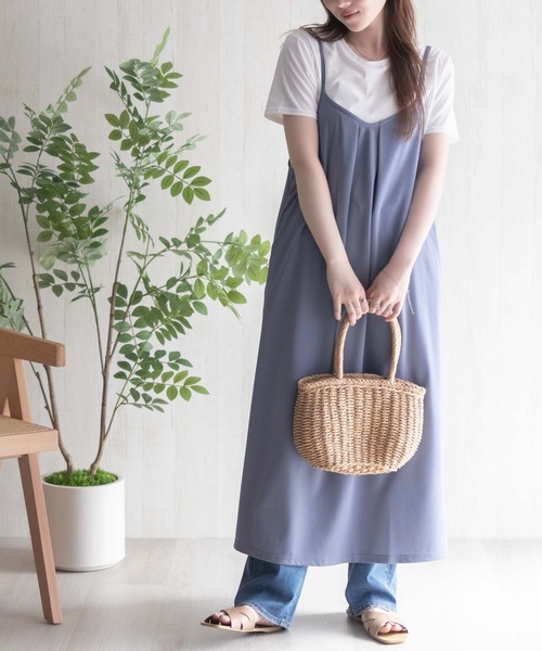 NAVY(ネイビー)の「nAvy ポリツイルキャミワンピースアンサンブル(ワンピース・レディース・ブルー/ブラック/ベージュ・M/L)」の16枚目の写真