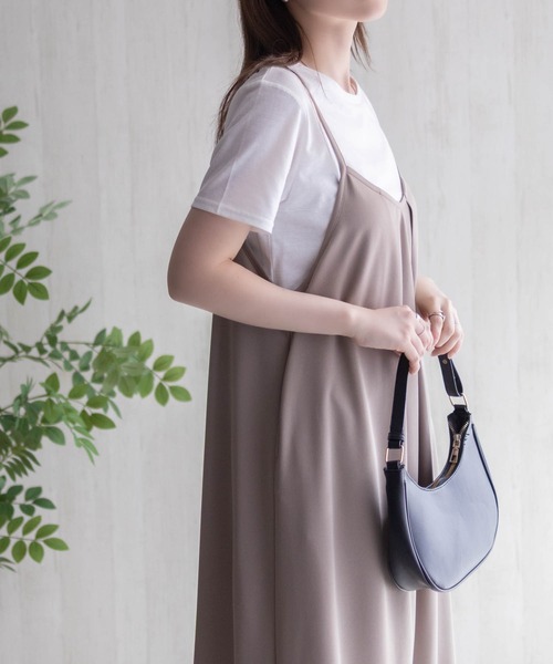 NAVY(ネイビー)の「nAvy ポリツイルキャミワンピースアンサンブル(ワンピース・レディース・ブルー/ブラック/ベージュ・M/L)」の22枚目の写真