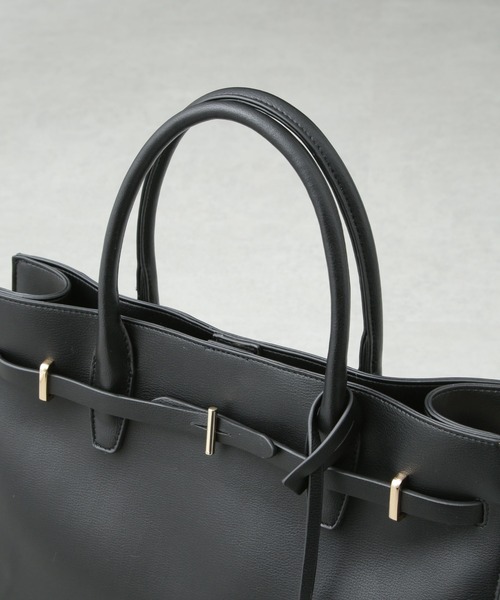 セール】ターンロックベルトビッグトートバッグ（トートバッグ