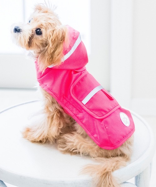 Catherine Cottage(キャサリンコテージ)の「ドッグウェア ポケッタブルレインコート(ペットウェア・レディース・ブルー/イエロー/ピンク・L/LL)」の1枚目の写真