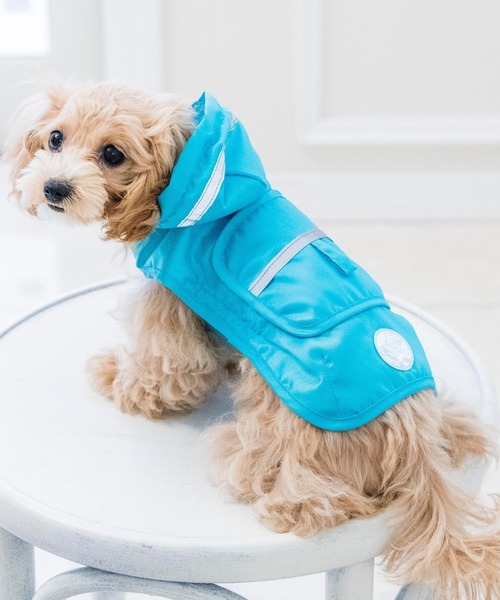 Catherine Cottage(キャサリンコテージ)の「ドッグウェア ポケッタブルレインコート(ペットウェア・レディース・ブルー/イエロー/ピンク・L/LL)」の2枚目の写真