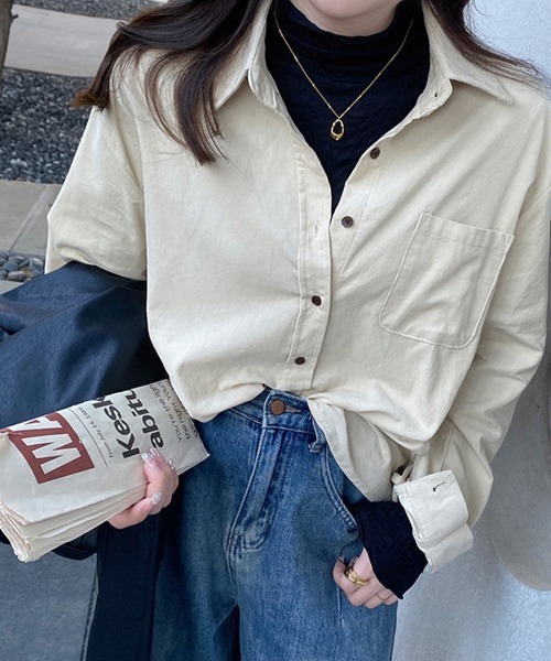Miniministore(ミニミニストア)の「シースルートップス メロウフリルブラウス(シャツ/ブラウス・レディース・ホワイト/ブラック/アイボリー・FREE)」の10枚目の写真