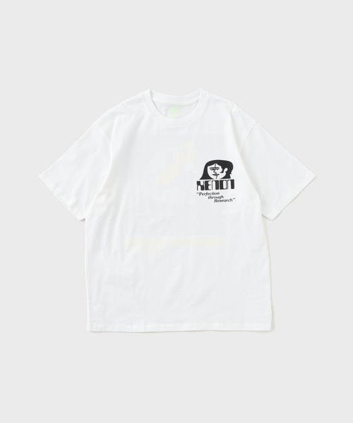 LOOSE JOINTS(ルーズジョインツ)の「LOOSE JOINTS/ルーズ・ジョインツ ED DAVIS-ZERO-ZEN(Tシャツ/カットソー・メンズ・ホワイト/ブラック・MEDIUM/LARGE)」の1枚目の写真