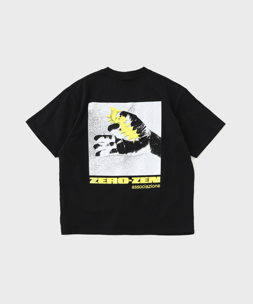 LOOSE JOINTS(ルーズジョインツ)の「LOOSE JOINTS/ルーズ・ジョインツ ED DAVIS-ZERO-ZEN(Tシャツ/カットソー・メンズ・ホワイト/ブラック・MEDIUM/LARGE)」の3枚目の写真