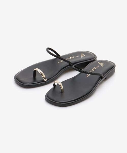 le.coeur blanc（ルクールブラン）の「NICOLASLAINAS別注トングサンダル（サンダル・レディース・ブラック・37/38）」の2枚目の写真