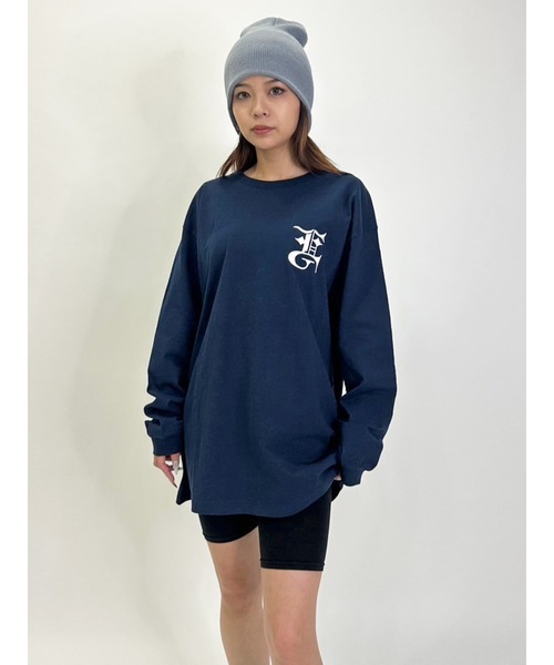 BIG EG刺繍ユニセックスロンT（Tシャツ/カットソー）｜EGOIST