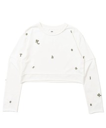 All over pattern long tee