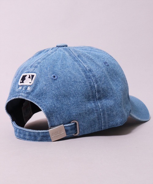 MLB Korea（エムエルビーコリア）の「(GKT)【MLB】Korea ハート 刺繍 メジャーリーグ デニム キャップ（キャップ・レディース・インディゴブルー/ライトインディゴブルー・FREE）」の8枚目の写真