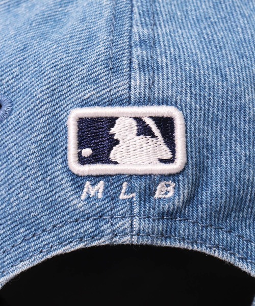MLB Korea（エムエルビーコリア）の「(GKT)【MLB】Korea ハート 刺繍 メジャーリーグ デニム キャップ（キャップ・レディース・インディゴブルー/ライトインディゴブルー・FREE）」の9枚目の写真