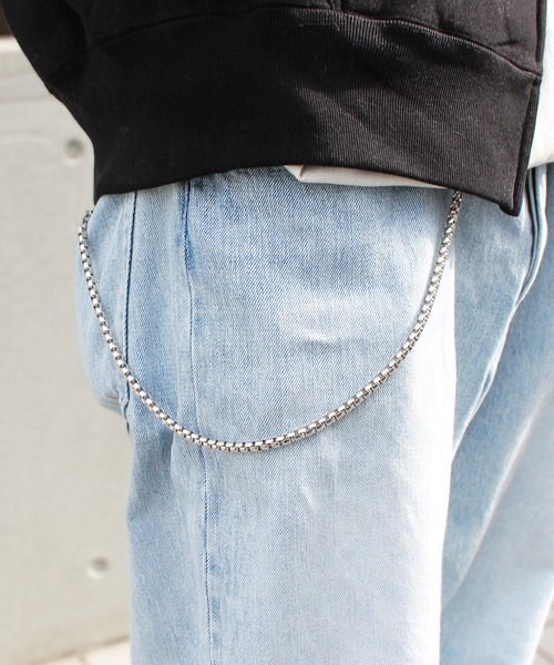 セール】【yield select】Silver Metal Wallet Chain シルバー メタル