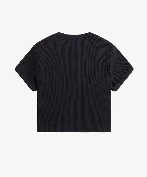 Tシャツ・カットソー FRED PERRY [Amy Winehouse] Rib T-shirt 5FT1993 セール】Amy Winehouse Ribbed T-Shirt／エイミー・ワインハウス