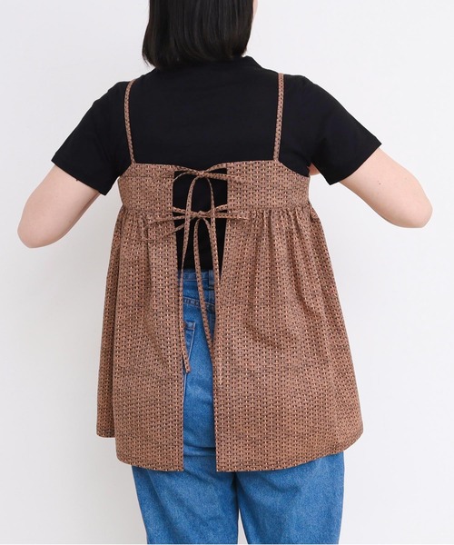 セール】BASKET print キャミブラウス（シャツ/ブラウス）｜I am