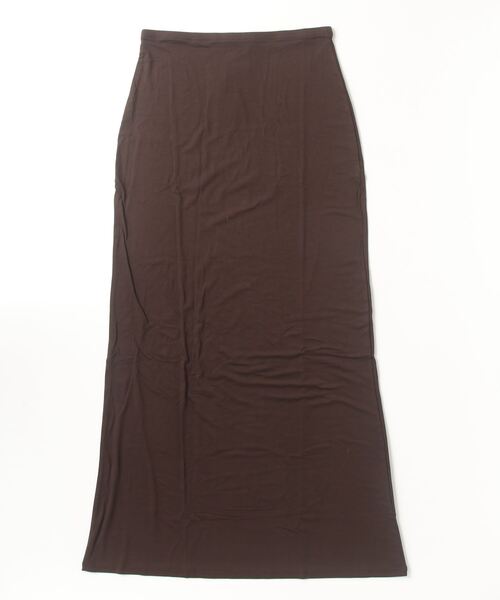 gina tricot（ジーナトリコ）の「Soft touch skirt（スカート・レディース・ダークブラウン・S）」の7枚目の写真