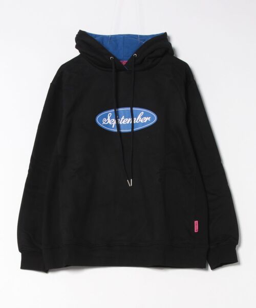 September(セプテンバー)の「●SEPTEMBER(セプテンバー)●print hoodie(パーカー・レディース・ブラック/パープル・SMALL/MEDIUM)」の1枚目の写真