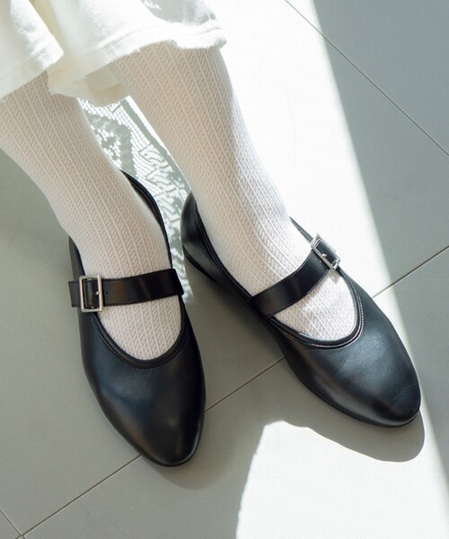 green label relaxing（グリーンレーベルリラクシング）の「＜MAEE＞コンプレッション ソックス（コットンシアー）（ソックス/靴下・レディース・グレー/ホワイト/ブラック・FREE）」の12枚目の写真